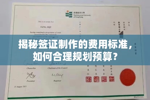 格尔木揭秘签证制作的费用标准，如何合理规划预算？