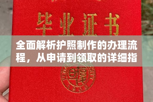 格尔木全面解析护照制作的办理流程，从申请到领取的详细指南